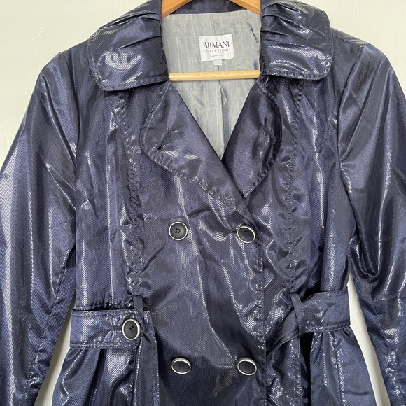 Authentic Armani Collezioni Bubble Hem Trench - Picture 2 of 10